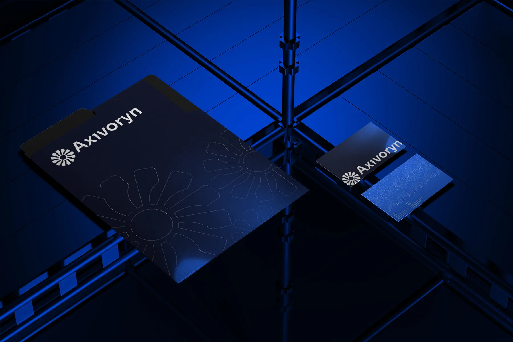 Axivoryn Brand Identity and Logo Design for a Software Company, slide 11