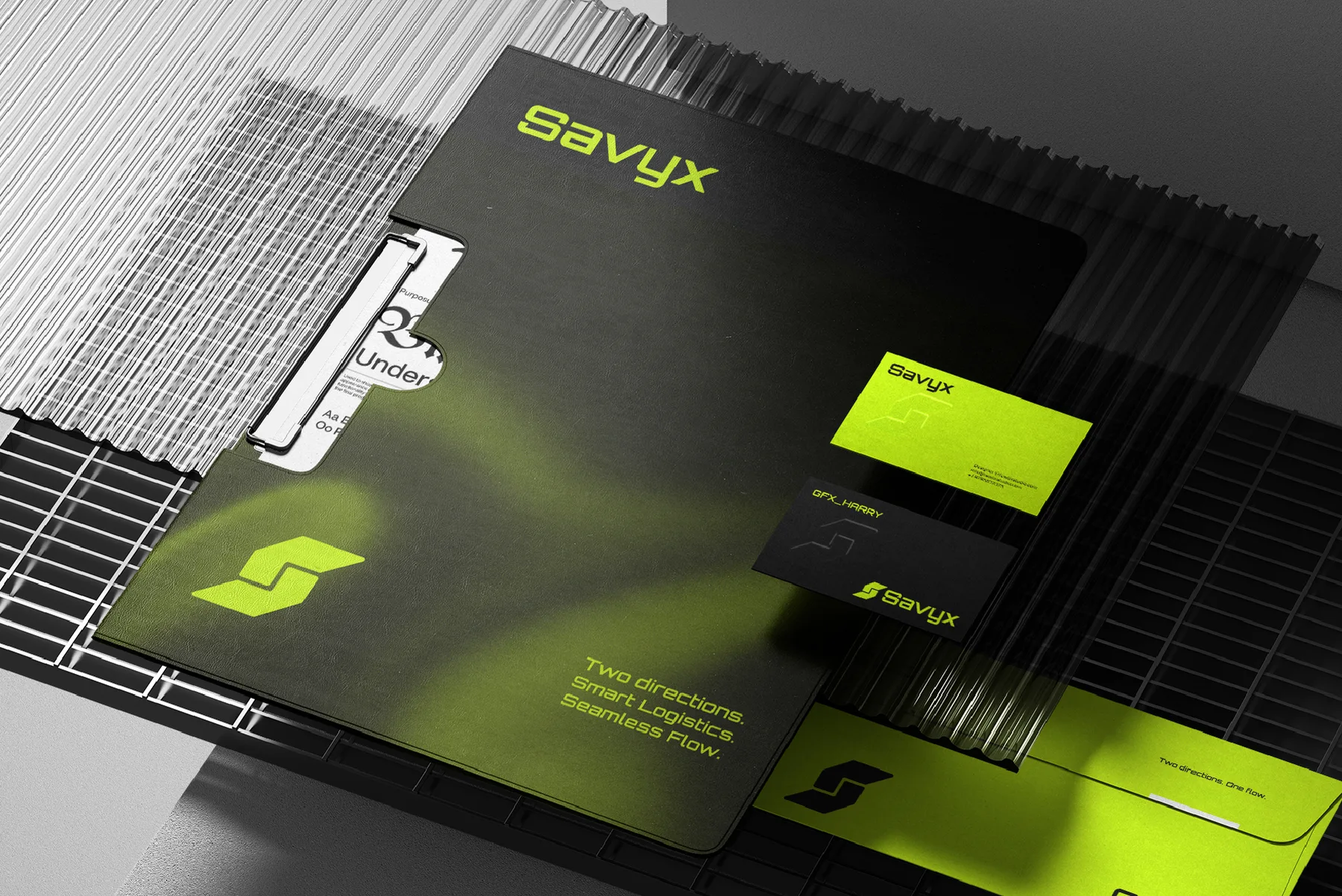 Savyx Logo Design and Brand Identity for a Logistics Company, slide 6