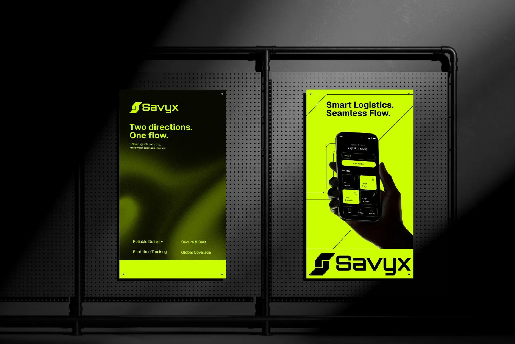 Savyx Logo Design and Brand Identity for a Logistics Company, slide 10